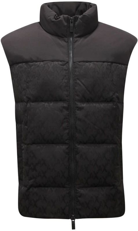 Armani - Donsvest - Zwart - Heren - Polyester