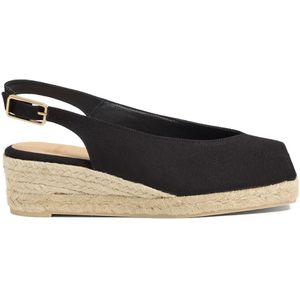 Castañer, Dames, Schoenen, Zwart, Maat: 36 EU Katoen,