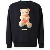 Barrowunisex. F5BWUASW048 Grijs logo sweatshirt (L), Casual, Katoen