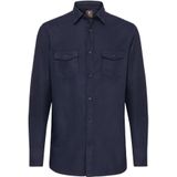 Boggi Milano, Heren, Overhemden, Blauw, Maat: XS Flanel,