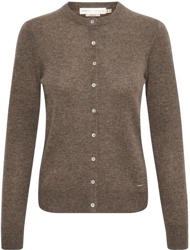 InWear - Cardigan - Bruin - 100% Kasjmier