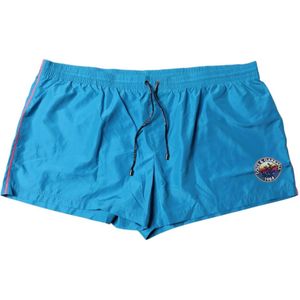 Dolce & Gabbana, Heren, Badkleding, Blauw, Maat: 4XL Poliester,