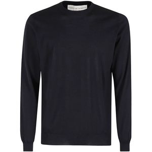 Filippo De Laurentiis, Heren, Truien, Blauw, Maat: 3XL Wol,