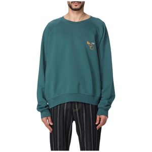 Vivienne Westwood, Heren, Sweatshirts & Hoodies, Groen, Maat: L Katoen,