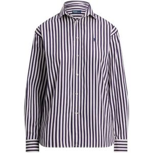 Ralph Lauren, Dames, Blouses & Shirts, Paars, Maat: L Katoen,