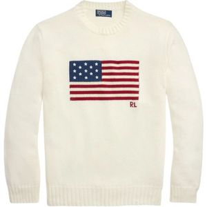 Polo Ralph Lauren, Heren, Truien, Beige, Maat: M Katoen,