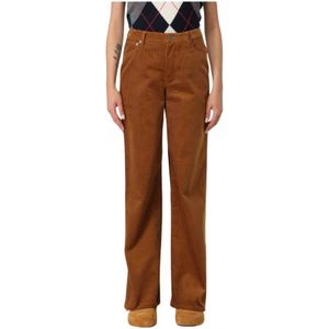 A.p.c., Dames, Broeken, Bruin, Maat: W28 Corduroy,