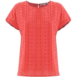 Kocca, Dames, Blouses & Shirts, Oranje, Maat: S Katoen,