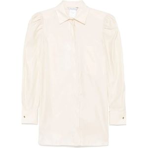 Max Mara, Dames, Blouses & Shirts, Beige, Maat: S