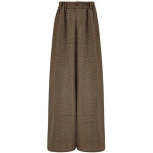 Martine Rose, Heren, Broeken, Bruin, Maat: S Wol,