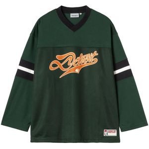 Carhartt Wip, Heren, Tops, Groen, Maat: S Piqué,