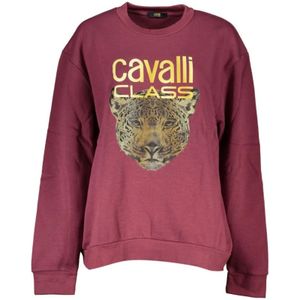 Jaguar - Print Crewneck Sweatshirt - Paars - Sweater