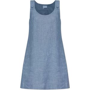 Posse, Dames, Jurken, Blauw, Maat: XS Linnen,