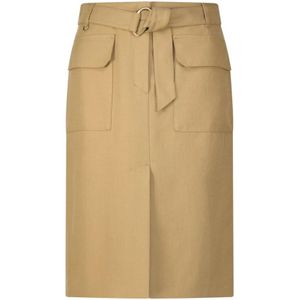 Luisa Cerano, Dames, Rokken, Bruin, Maat: S Gabardine,
