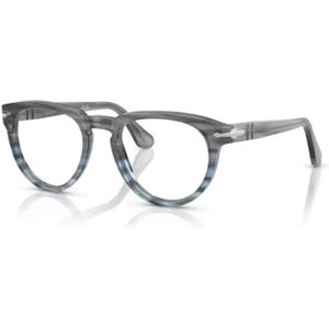 Persol - PO3377V - Optische Monturen - Grijs Transparant - Acetaat