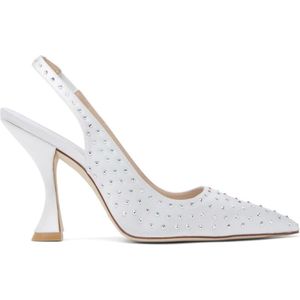 Stuart Weitzman, Dames, Schoenen, Wit, Maat: 41 1/2 EU Suède,