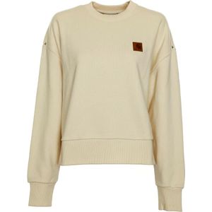 Carhartt Wip, Dames, Sweatshirts & Hoodies, Beige, Maat: S Katoen,