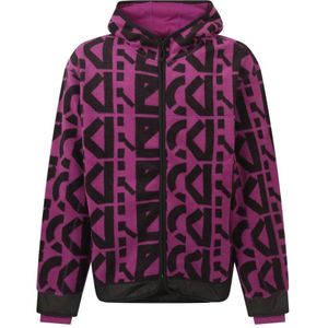 Kenzo, Heren, Sweatshirts & Hoodies, Paars, Maat: XS Katoen,