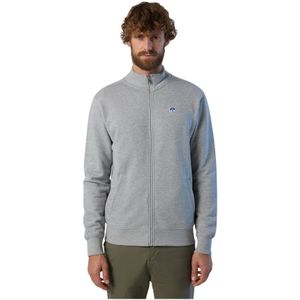 North Sails, Heren, Sweatshirts & Hoodies, Grijs, Maat: L Katoen,