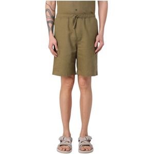Colmar, Heren, Korte broeken, Groen, Maat: S Linnen,