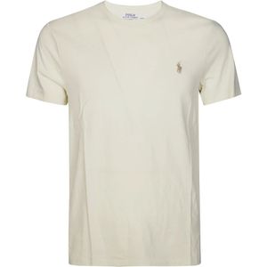 Polo Ralph Lauren, Heren, Tops, Beige, Maat: L Katoen,