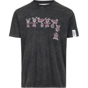 Iceberg, Heren, Tops, Zwart, Maat: S Katoen,