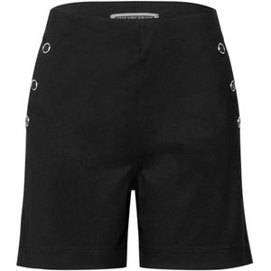 Street One, Dames, Korte broeken, Zwart, Maat: S