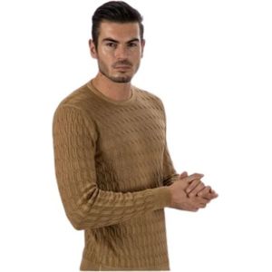 Gran Sasso, Heren, Truien, Bruin, Maat: 2XL Wol,