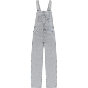 Carhartt Wip, Dames, Jumpsuits & Playsuits, Grijs, Maat: S Katoen,