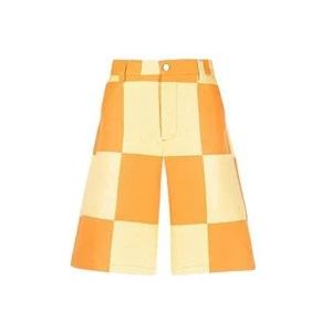 Jacquemus Casual Bermuda Shorts , Yellow , Heren , Maat: M