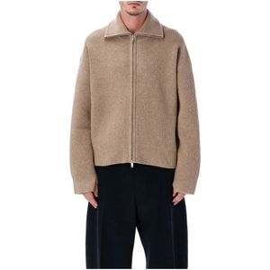 Studio Nicholson, Heren, Truien, Bruin, Maat: M Wol,