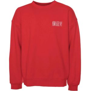 Awake NY, Heren, Sweatshirts & Hoodies, Rood, Maat: L