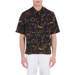 PT Torino, Heren, Overhemden, Zwart, Maat: M