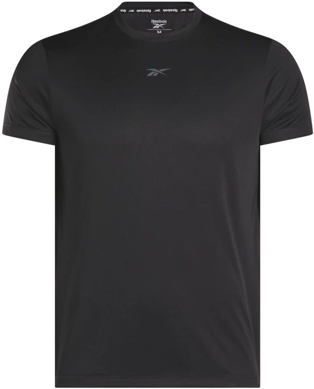 Reebok - ID TRAIN SS TECH TEE - Trainingsshirt - Zwart - Korte Mouwen