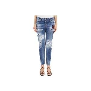 Dsquared2 Cool Girl Slim-Fit Denim Jeans , Blue , Dames , Maat: 2XS