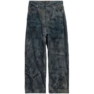 Balenciaga, Heren, Jeans, Grijs, Maat: S