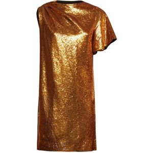 Silvian Heach, Dames, Jurken, Oranje, Maat: 2XS Poliester,