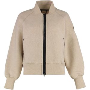 Canada Goose, Dames, Jassen, Beige, Maat: XS Fleece,