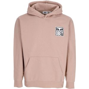 Obey, Heren, Sweatshirts & Hoodies, Beige, Maat: L Katoen,