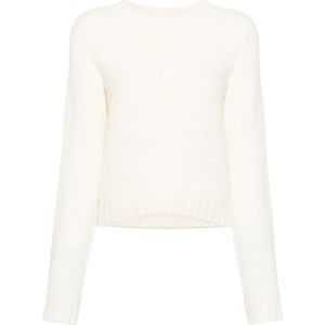 Palm Angels, Dames, Truien, Wit, Maat: L Wol,