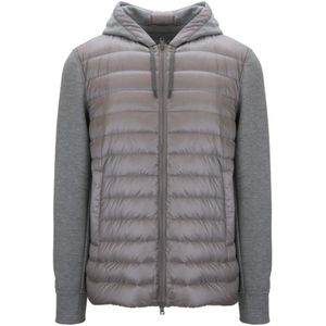 Herno, Heren, Jassen, Grijs, Maat: XL Katoen,