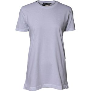 Dolce & Gabbana, Dames, Tops, Wit, Maat: M Katoen,