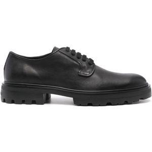 Hogan Zwarte Derby Schoenen , Black , Heren , Maat: 41 EU