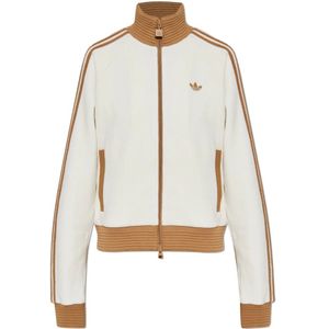 Adidas Originals, Dames, Sweatshirts & Hoodies, Beige, Maat: M Katoen,