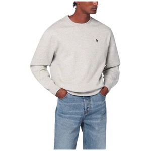 Polo Ralph Lauren, Heren, Sweatshirts & Hoodies, Grijs, Maat: L Katoen,