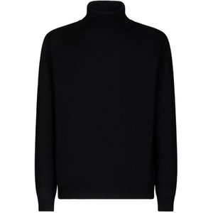 Dondup, Heren, Truien, Zwart, Maat: L Wol,