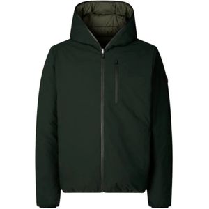 Save The Duck, Heren, Jassen, Groen, Maat: L Nylon,
