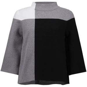 Joseph Ribkoff, Dames, Truien, Grijs, Maat: M Nylon,