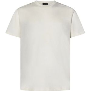 Tom Ford, Heren, Tops, Beige, Maat: L Katoen,