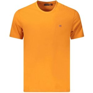T-shirts - Oranje - Cotton Crew Neck T-Shirt